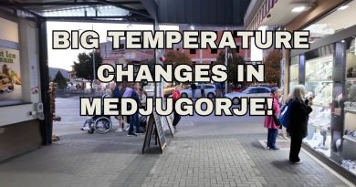 Changements de température surprenants à Medjugorje !