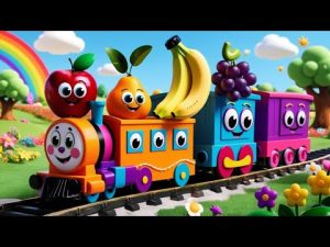 🚂 Chantez avec le Train des Fruits : Comptines Amusantes 🍓🍌🎶