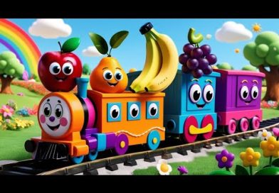 🚂 Chantez avec le Train des Fruits : Comptines Amusantes 🍓🍌🎶