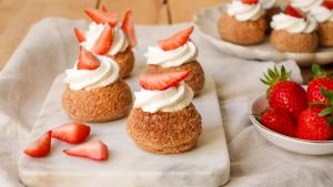 Choux aux fraises et chantilly mascarpone : la recette