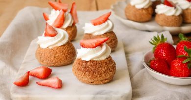 Choux aux fraises et chantilly mascarpone : la recette
