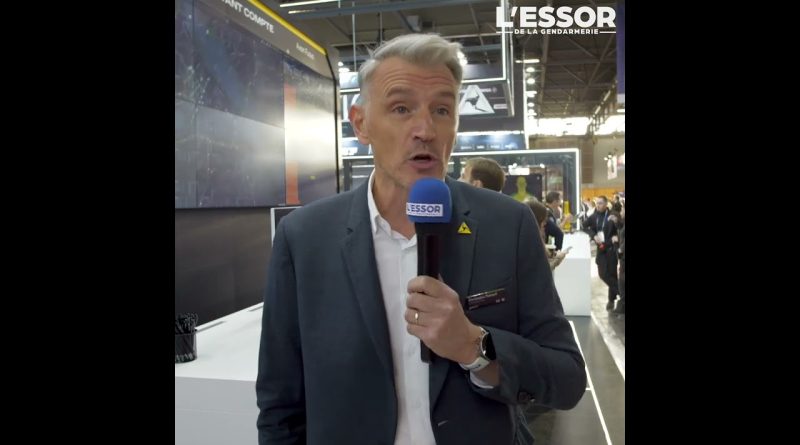Christophe Thibault, DG d'Axon France, à Milipol 2025