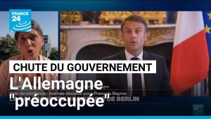 Chute du gouvernement : l'Allemagne s'inquiète pour la France
