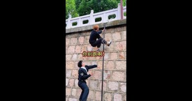 Citoyens ordinaires face aux gardes : défi parkour