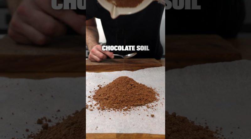 Comment réaliser de la terre au chocolat