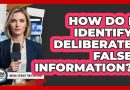 Comment repérer les fausses informations intentionnelles ?