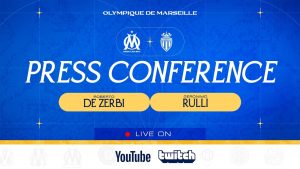 đïž ConfĂ©rence de presse de De Zerbi et Rulli avant #OMASM