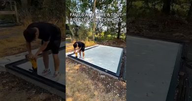 Construction d'une maison de jardin pour un client fortuné