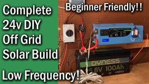 Construisez un système solaire hors réseau avec batterie Dyness 24V