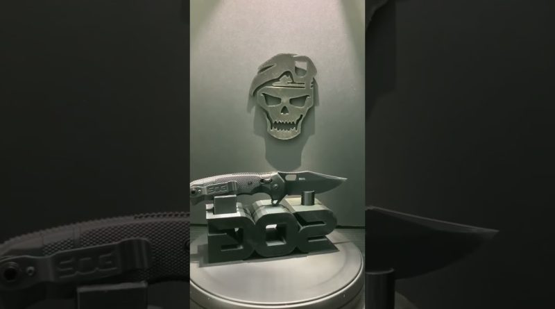 Couteau pliant SOG Seal XR Blackout - Fabriqué aux USA