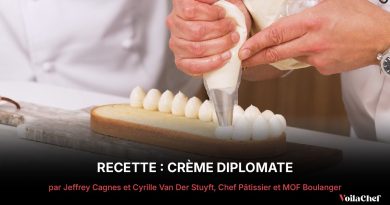 Crème Diplomate : Recette des Chefs Jeffrey Cagnes et Cyrille