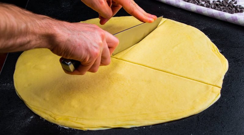 Croissants rapides et savoureux, sans œufs ni four