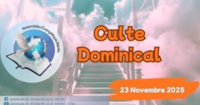 Culte dominical du 23 novembre 2025 avec Pst Santos Kayala