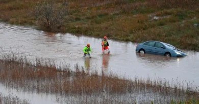Dans l’Hérault, une décrue très lente après deux jours de précipitations intenses Dans l’Hérault, «une décrue très lente» après deux jours de précipitations intenses