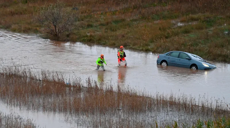Dans l’Hérault, «une décrue très lente» après deux jours de précipitations intenses
