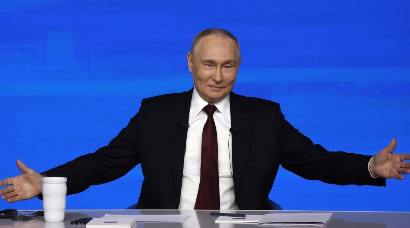 Dans une allocution attendue, Vladimir Poutine se félicite de l'avancée de ses troupes | RTS