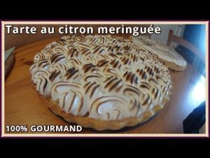 Délicieuse recette de tarte au citron meringuée