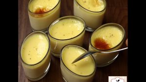 Délicieux flans à la vanille