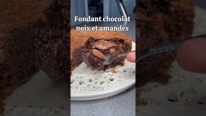 Délicieux fondant au chocolat et amandes : recette facile