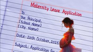 Demande de Congé Maternité pour Enseignant