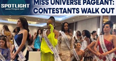 Départ des candidates après l'insulte à Miss Mexique