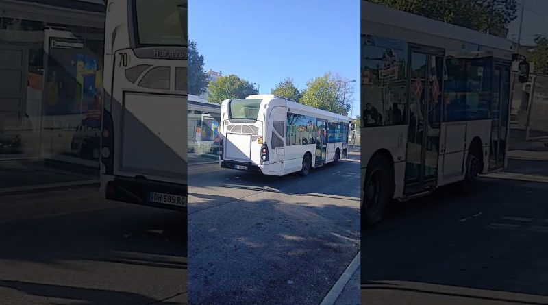 Départ d'un Heuliez GX 137 ex-RTM à Aubagne !