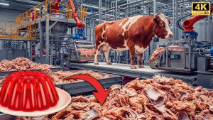 Des Matières Premières Animales à la Gélatine Colorée et Savoureuse