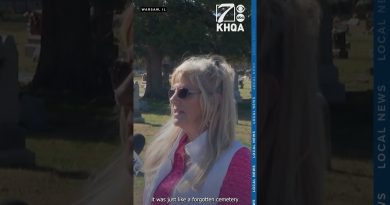 Des bénévoles embellissent un cimetière de Varsovie avec des couronnes