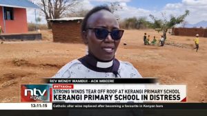 Des élèves de l'école Kerangi échappent à la mort après des vents violents.