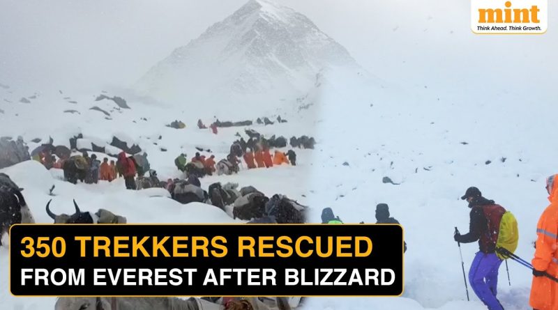 Des trekkers échappent à la tempête sur l'Everest, d'autres bloqués