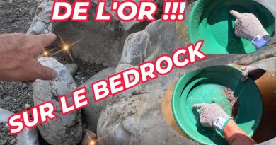Détecter l'or près du bedrock : argile orange et hématites