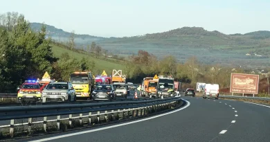 accident A75 severac 10 1