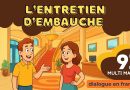 Dialogue en français Nº 90 : Entretien d'embauche d'une jeune fille