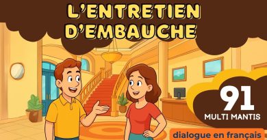 Dialogue en français Nº 90 : Entretien d'embauche d'une jeune fille