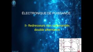 Électronique de Puissance : Redresseur Non Commandé Double Alternance