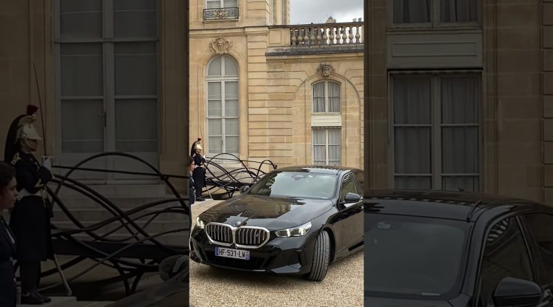 Emmanuel Macron accueille le Prince Rahim Aga Khan V à l'Élysée