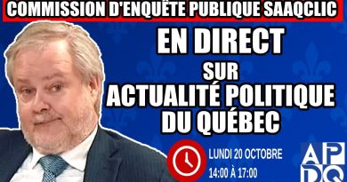 🔴 Enquête SAAQCLIC : Session du midi, 20 octobre 2025