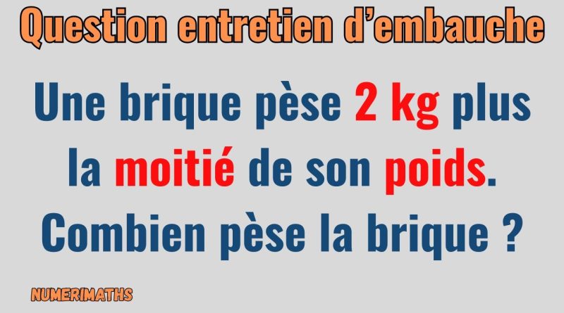 🚫 Entretien d'embauche : Évitez le piège des 3 kg ! 📚