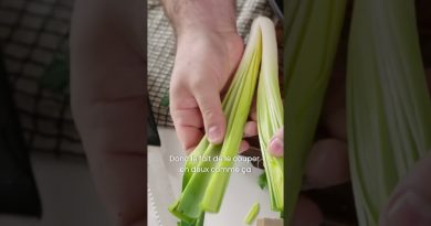 Éplucher un poireau : Astuces du chef Josselin Marie 👨🏼‍🍳