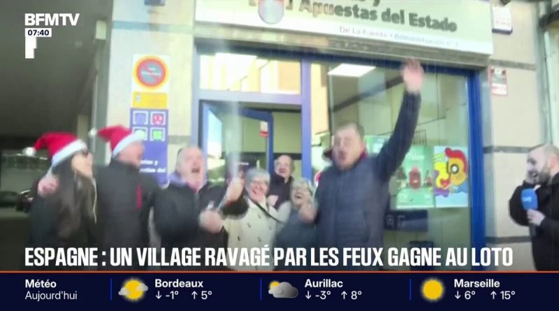 Espagne : 468 millions d'euros de loterie pour une commune touchée par des incendies