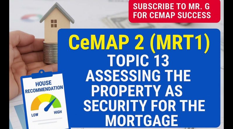 Évaluation de la propriété comme garantie hypothécaire