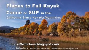 Explorez le kayak, canoë ou SUP dans les Sierra Nevada