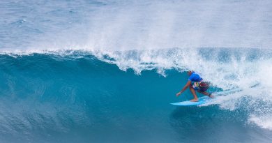 Tereva David est allé jusqu’en quart de finale sur la Florence Pipeline Pro et a été très régulier sur cette Triple Crown.
