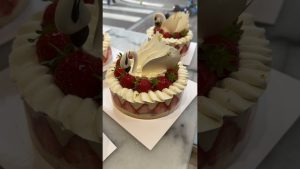 Fraisier signature : le délice de Vincent Salur à Paris