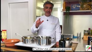 Fregola au Vermentino et Granseola par Antonello Cabras