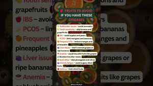 Fruits à Éviter Selon Votre Maladie