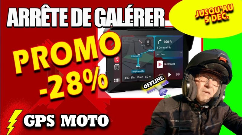 GPS Moto Idéal pour 2025 : CarPlay et -28% pour Black Friday 🏍️