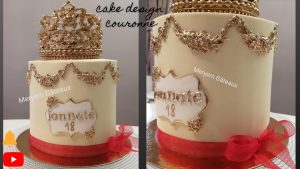 Gâteau couronne : ganache lisse et parfaite