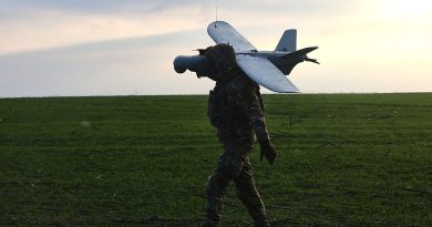 Leleka air reconnaissance drone crew of Ukraine?s 129th Brigade in Kharkiv direction
