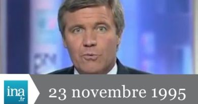 Grève des transports : Archives du 20h France 2, 23 nov. 1995